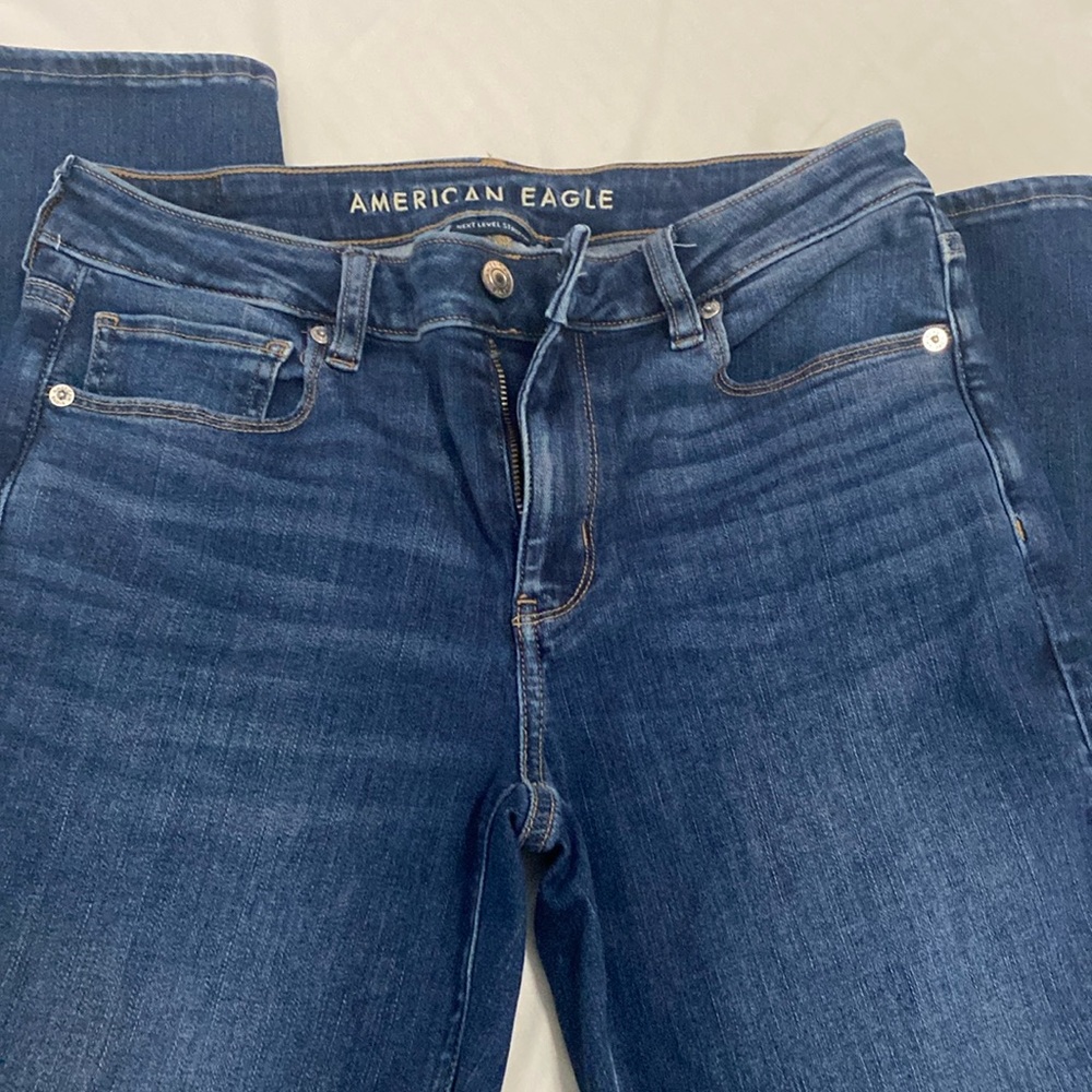 American Eagle Skinny Jeans Dark Wash X-Long